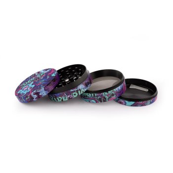 Metall Grinder Psychedelic 4-teilig Ø 63 mm